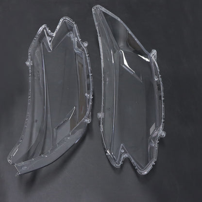 Pair For Honda CR-V 2015-2016 Headlight Headlamp Clear Lens Cover Shell +Sealant