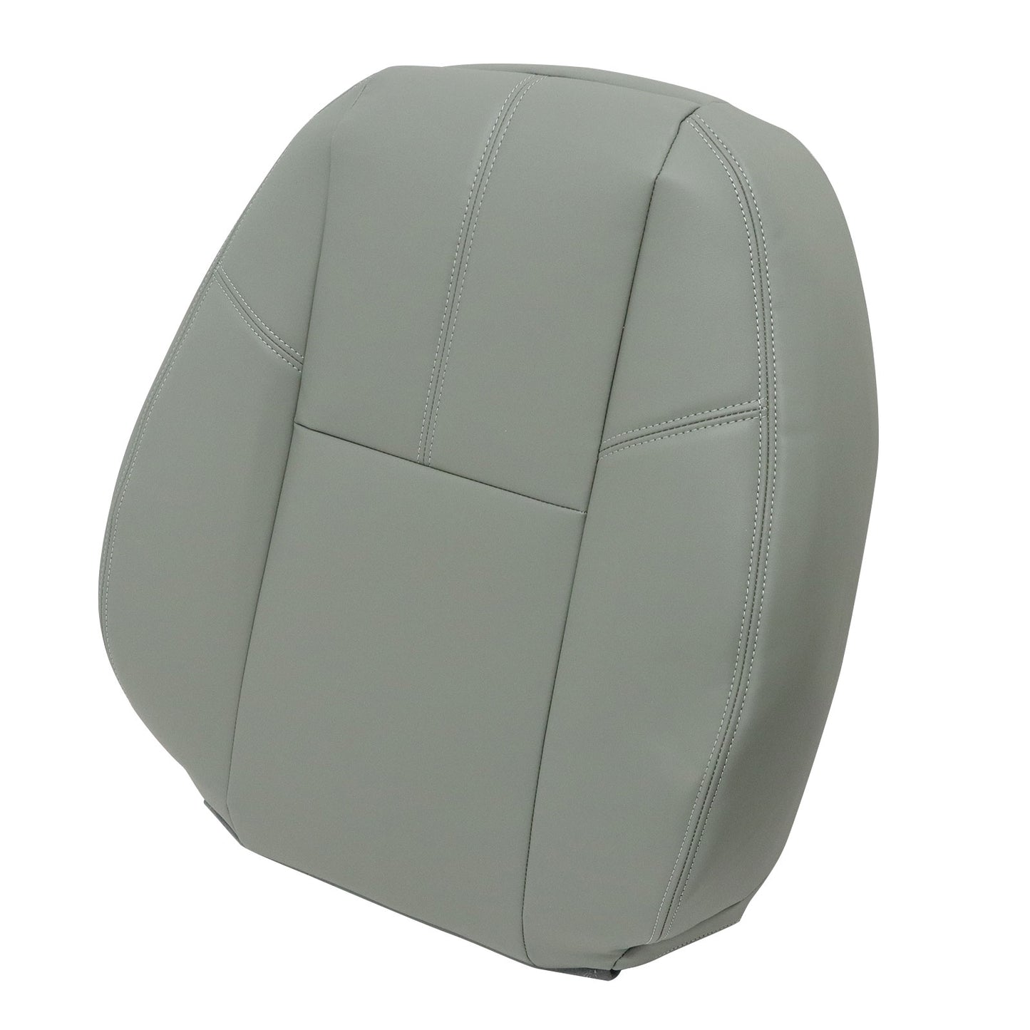 For 2007-2014 Chevy Silverado 1500 2500 3500 WT Driver Top Seat Cover Dark Gray