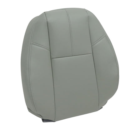 For 2007-2014 Chevy Silverado 1500 2500 3500 WT Driver Top Seat Cover Dark Gray