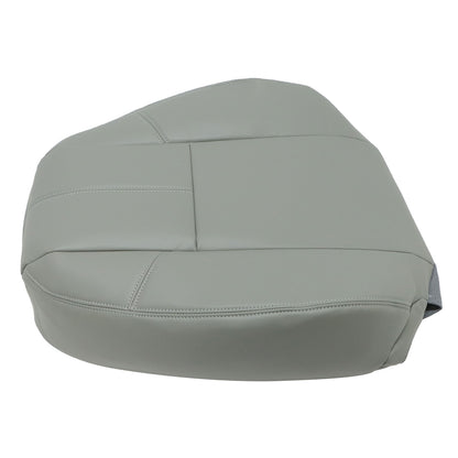 For 2007-2014 Chevy Silverado 1500 2500 3500 WT Driver Top Seat Cover Dark Gray