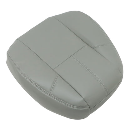 For 2007-2014 Chevy Silverado 1500 2500 3500 WT Driver Top Seat Cover Dark Gray