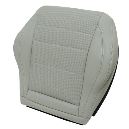 For 2012-2015 Mercedes Benz C250 C350 Driver Bottom Leather Seat Cover Gray