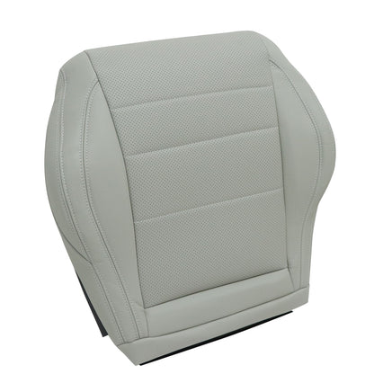 For 2012-2015 Mercedes Benz C250 C350 Driver Bottom Leather Seat Cover Gray