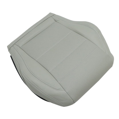 For 2012-2015 Mercedes Benz C250 C350 Driver Bottom Leather Seat Cover Gray