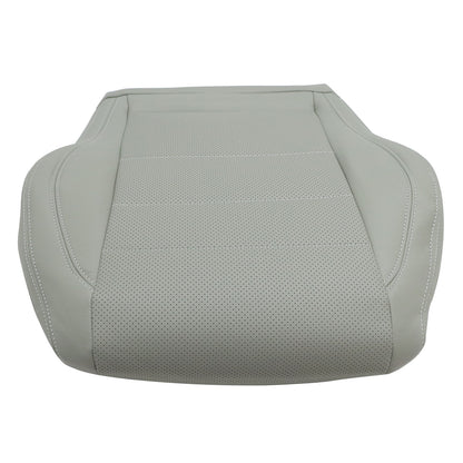 For 2012-2015 Mercedes Benz C250 C350 Driver Bottom Leather Seat Cover Gray