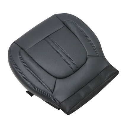 Replacement Fits 2017-2020 Lincoln MKZ Driver Bottom Perforated Black Seat Cover