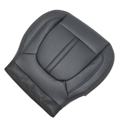 Replacement Fits 2017-2020 Lincoln MKZ Driver Bottom Perforated Black Seat Cover