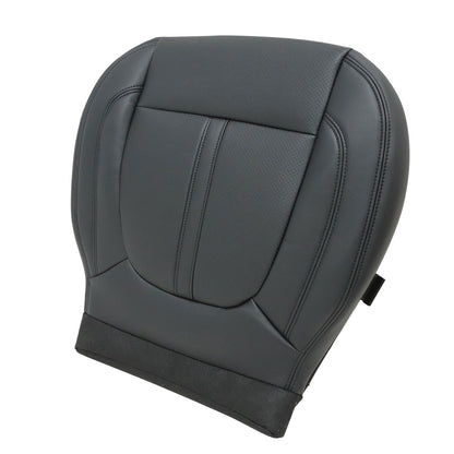 Replacement Fits 2017-2020 Lincoln MKZ Driver Bottom Perforated Black Seat Cover