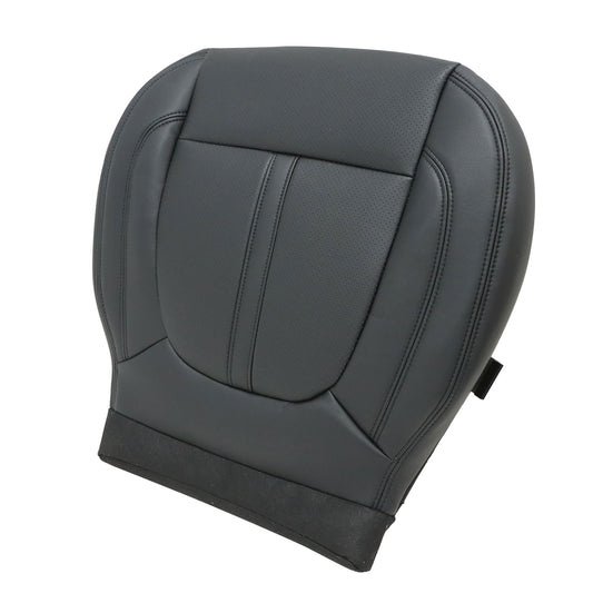 Replacement Fits 2017-2020 Lincoln MKZ Driver Bottom Perforated Black Seat Cover
