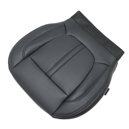 Replacement Fits 2017-2020 Lincoln MKZ Driver Bottom Perforated Black Seat Cover