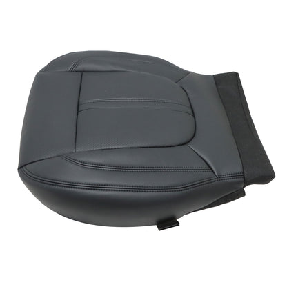 Replacement Fits 2017-2020 Lincoln MKZ Driver Bottom Perforated Black Seat Cover