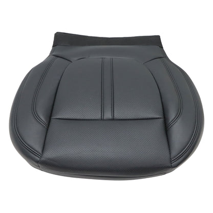 Replacement Fits 2017-2020 Lincoln MKZ Driver Bottom Perforated Black Seat Cover