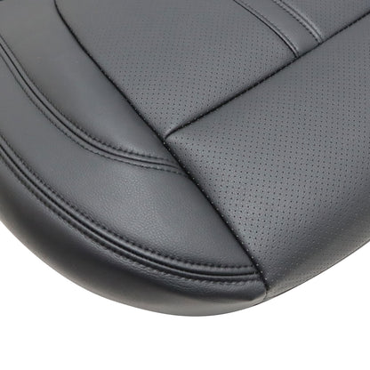 Replace For 2017-2020 Lincoln MKZ Passenger Bottom Perforated Black Seat Cover