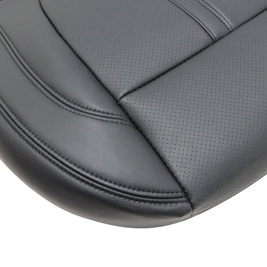 Replace For 2017-2020 Lincoln MKZ Passenger Bottom Perforated Black Seat Cover