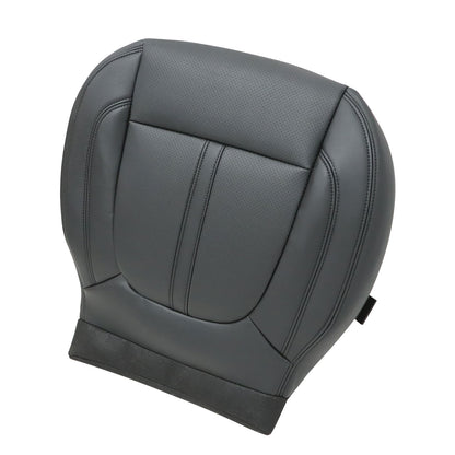 Replace For 2017-2020 Lincoln MKZ Passenger Bottom Perforated Black Seat Cover