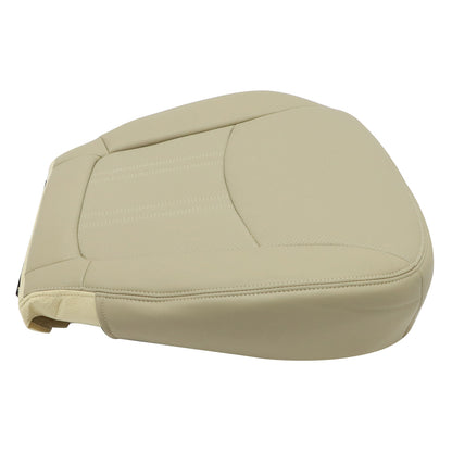 Fits 2014-2015 Kia Sorento Driver Bottom Replacement AC Leather Seat Cover Tan