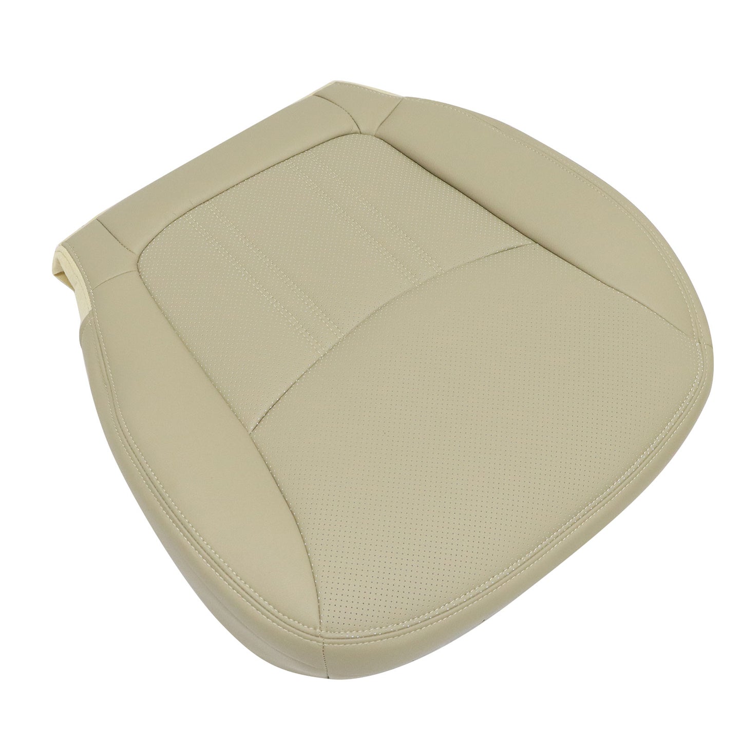 Fits 2014-2015 Kia Sorento Driver Bottom Replacement AC Leather Seat Cover Tan