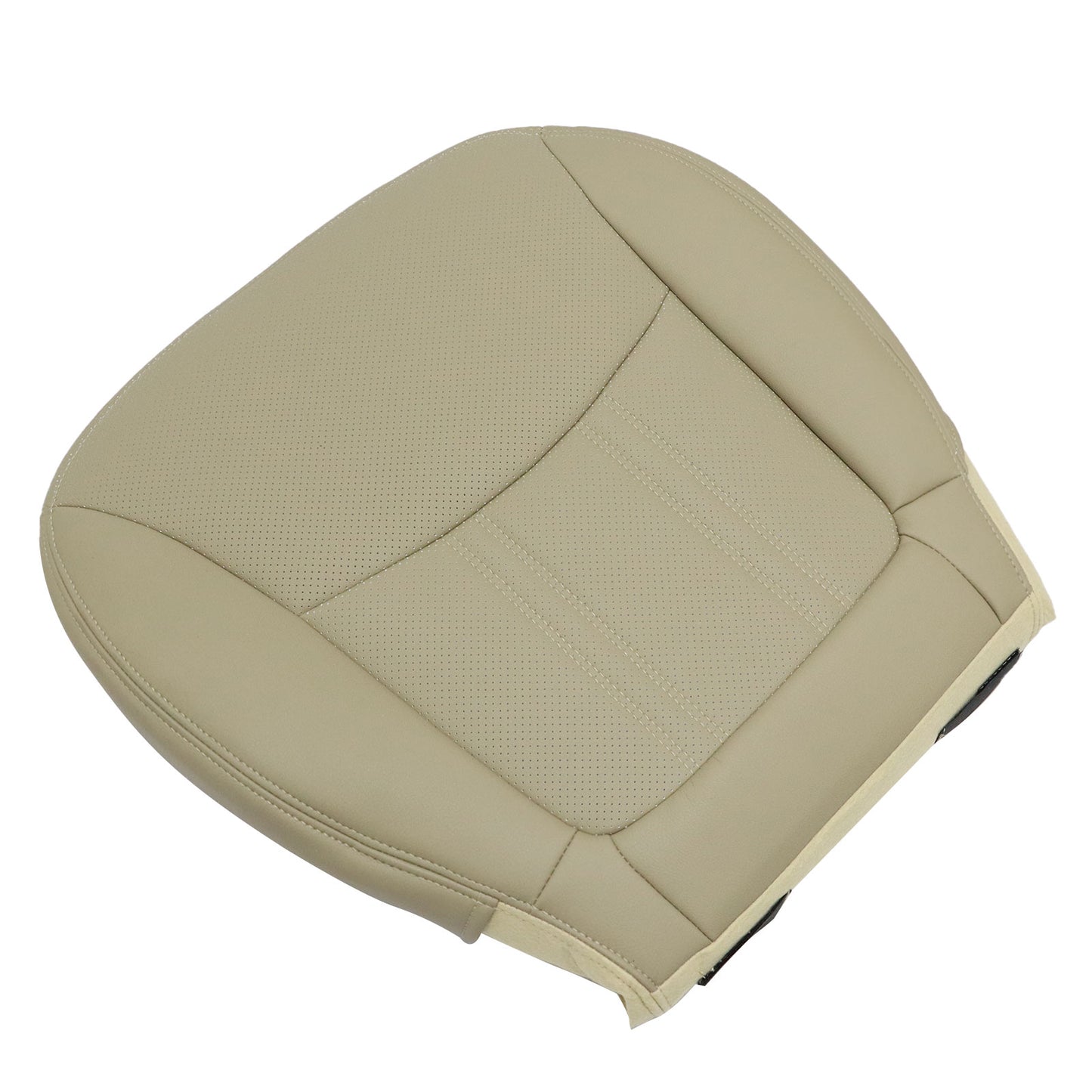 For 2014 2015 Kia Sorento Passenger Bottom Replacement Leather Seat Cover Tan