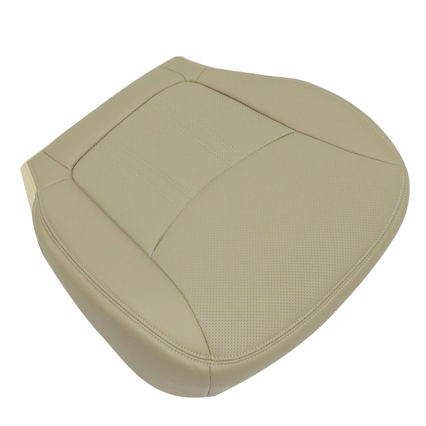 For 2014 2015 Kia Sorento Passenger Bottom Replacement Leather Seat Cover Tan