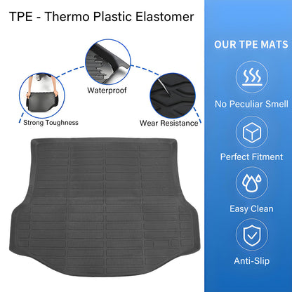 3D TPE All-Weather Trunk Cargo Liner Cover Floor Mat For 2013-2018 Toyota RAV4