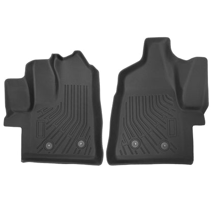 TPE All-Weather Floor Mats Liner Black For 2020-2026 Ford Transit 150/250/350 HD