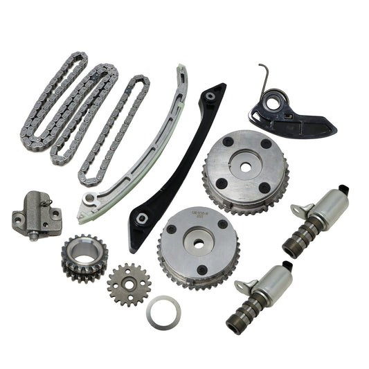Timing Chain Kit Camshaft VVT Solenoid For Ford Edge Explorer Fusion Focus