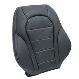 2015-2021 For Mercedes Benz C-Class GLC Driver Top Leather Seat Cover Black