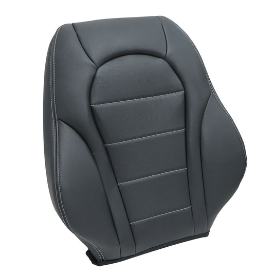 2015-2021 For Mercedes Benz C-Class GLC Driver Top Leather Seat Cover Black