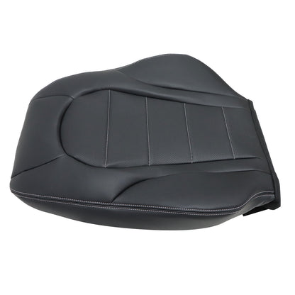 2015-2021 For Mercedes Benz C-Class GLC Driver Top Leather Seat Cover Black