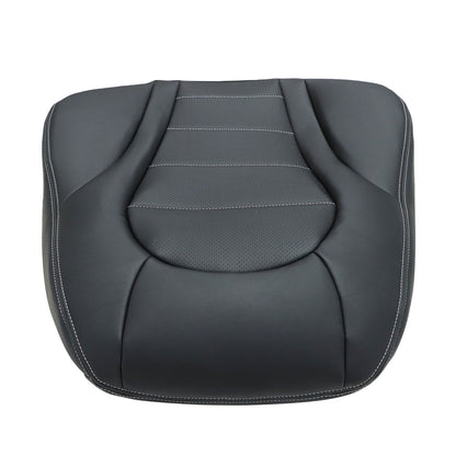 2015-2021 For Mercedes Benz C-Class GLC Driver Top Leather Seat Cover Black