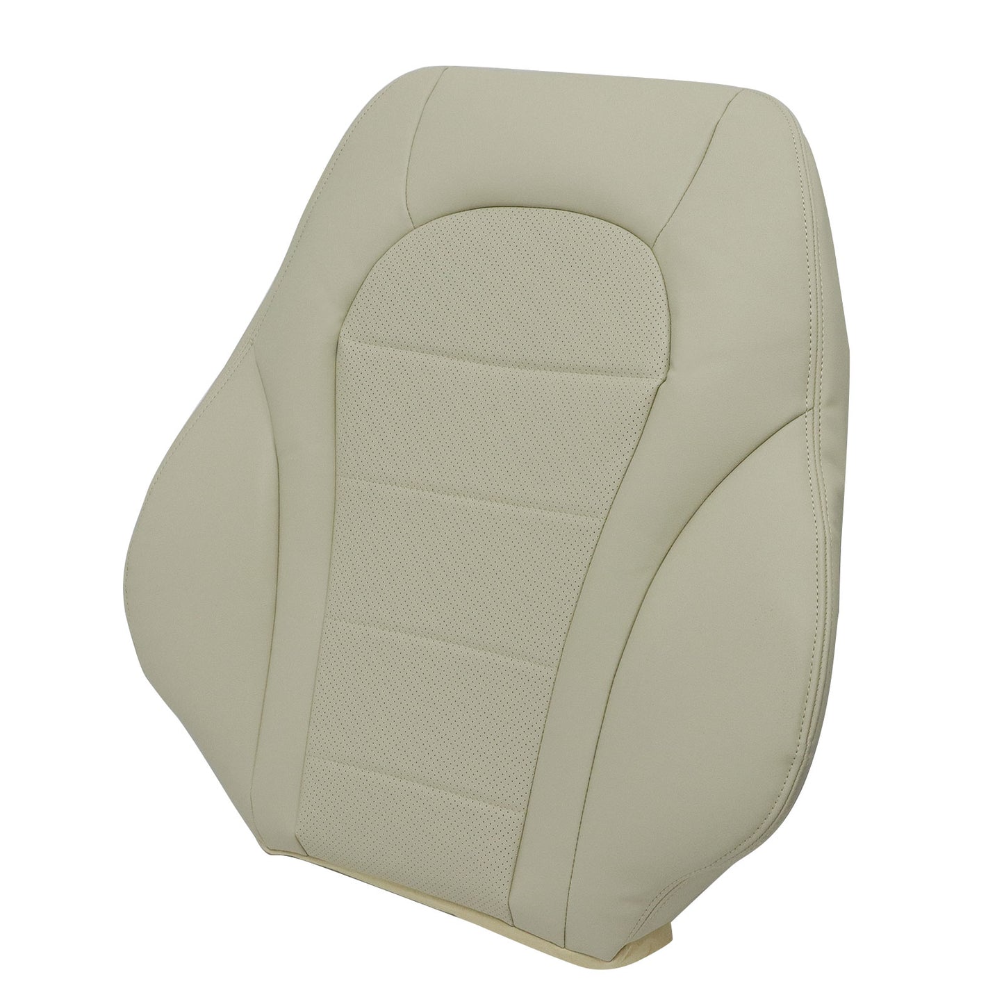 2015-2021 For Mercedes Benz C-Class GLC Driver Top Leather Seat Cover Tan