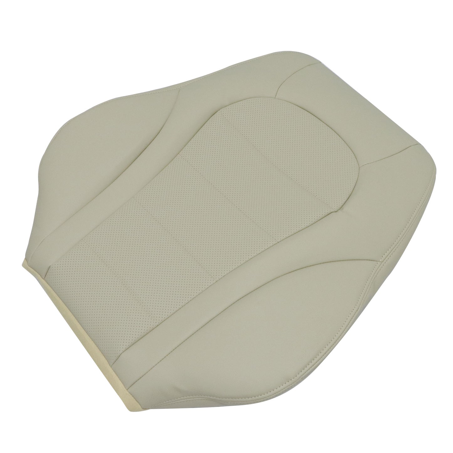 2015-2021 For Mercedes Benz C-Class GLC Driver Top Leather Seat Cover Tan