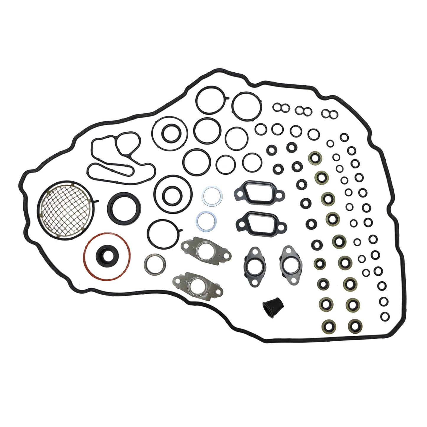 Head Gasket Set Timing Chain Water Pump For 13-17 Toyota Land Cruiser Code 3URFE