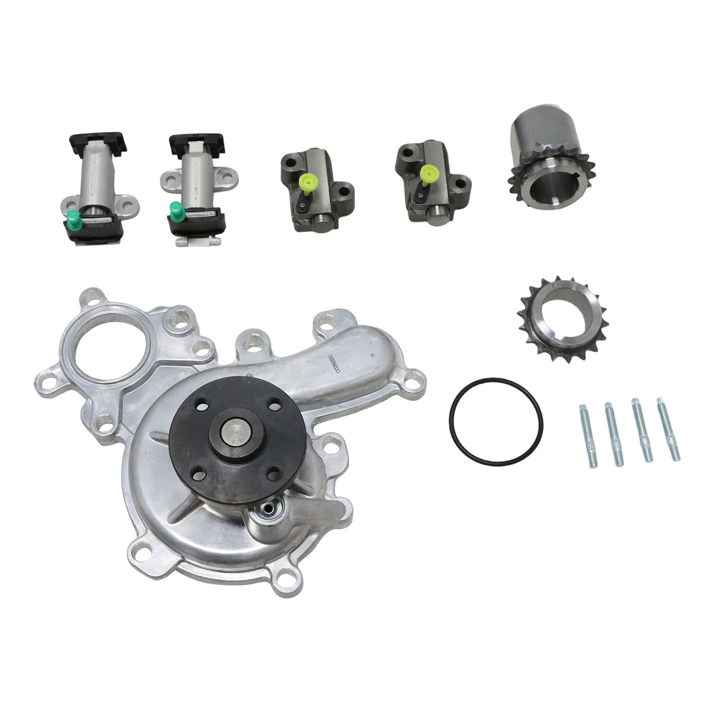 Head Gasket Set Timing Chain Water Pump For 13-17 Toyota Land Cruiser Code 3URFE
