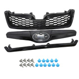 For 2014-2018 Subaru Forester Front Bumper Upper Grille Black Grill