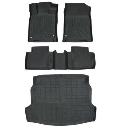 For 2016-2021 Honda Civic Hatchback Sedan Coupe Floor Mats & Cargo Trunk Liner