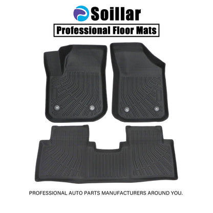 For 2016-2020 Buick Envision 5-Passengers Front+Rear TPE Floor Mats Liners Set