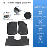 For 2016-2020 Buick Envision 5-Passengers Front+Rear TPE Floor Mats Liners Set