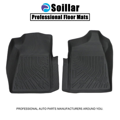 1st Row 3D Floor Mats Liners TPE For 1999-2006 Chevrolet Silverado Regular Cab
