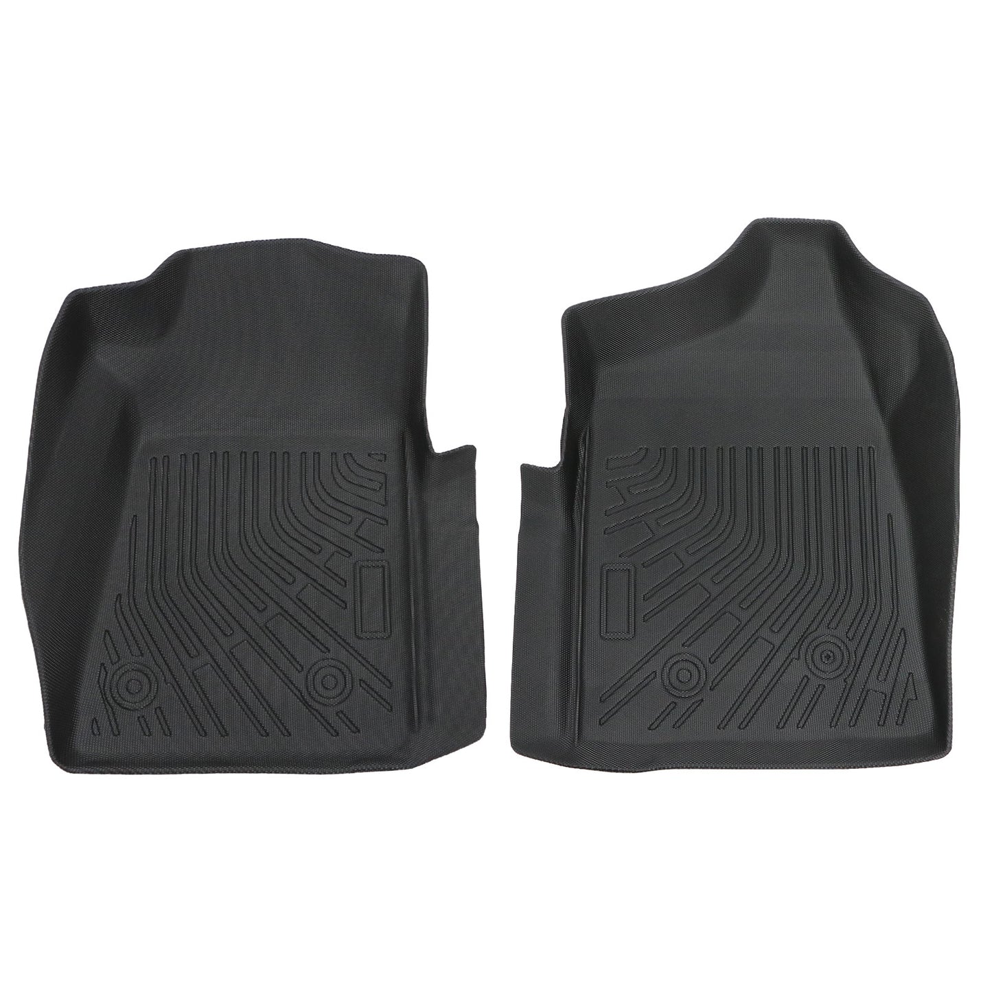 1st Row 3D Floor Mats Liners TPE For 1999-2006 Chevrolet Silverado Regular Cab