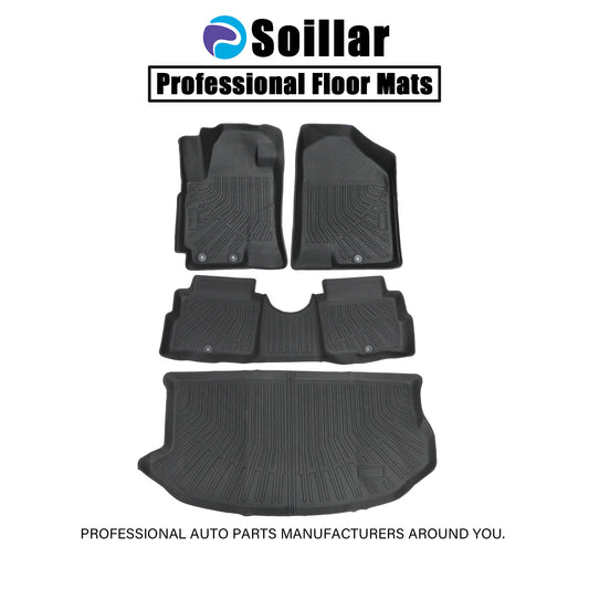 TPE Fits 2010 Kia Soul Floor Mats+Trunk Cargo Liners Full Cover All Weather New