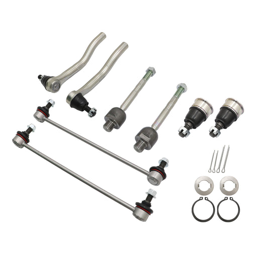 8pcs Front Sway Bars Tie Rod Ends Ball Joints For Honda Accord EX Coupe 2017