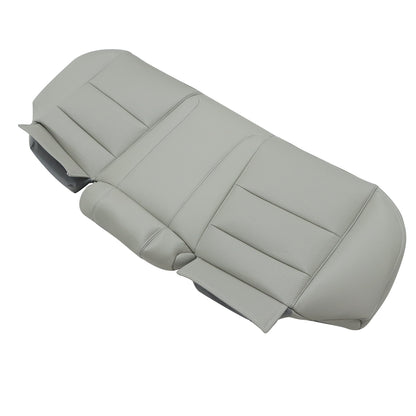 For 2009-2014 Acura TL Rear Bench Side Bottom Perforated Leather Seat Cover Gray