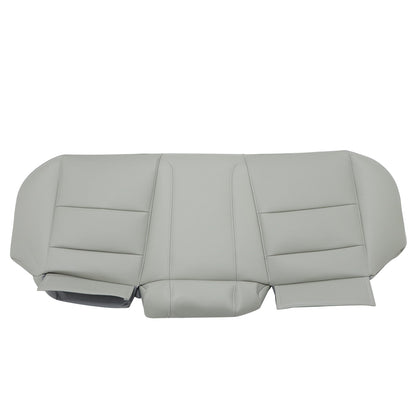 For 2009-2014 Acura TL Rear Bench Side Bottom Perforated Leather Seat Cover Gray