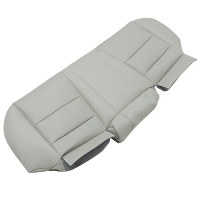 For 2009-2014 Acura TL Rear Bench Side Bottom Perforated Leather Seat Cover Gray
