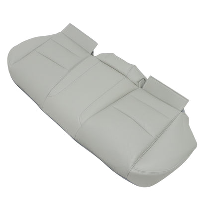 For 2009-2014 Acura TL Rear Bench Side Bottom Perforated Leather Seat Cover Gray