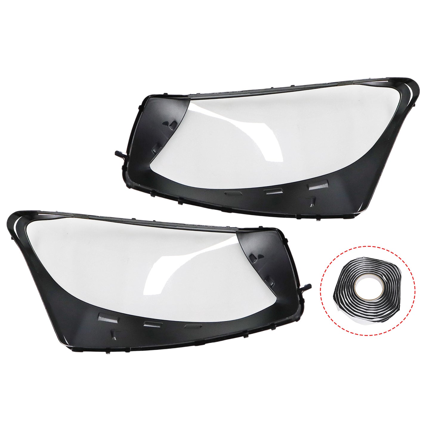 Front Headlamp Lens Cover for 2016-2019 Mercedes Benz W253 GLC300 GLC43 AMG