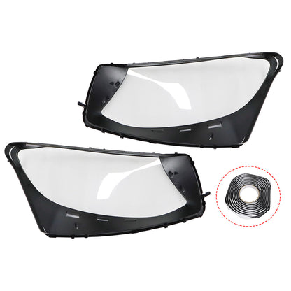 Front Headlamp Lens Cover for 2016-2019 Mercedes Benz W253 GLC300 GLC43 AMG
