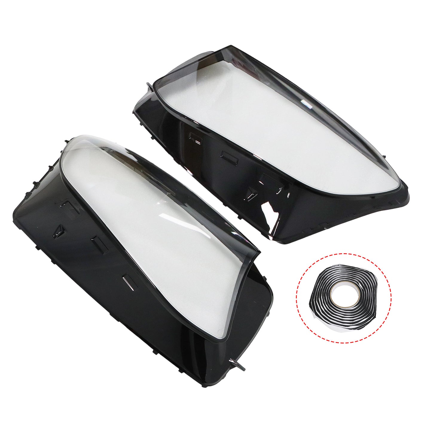 Front Headlamp Lens Cover for 2016-2019 Mercedes Benz W253 GLC300 GLC43 AMG