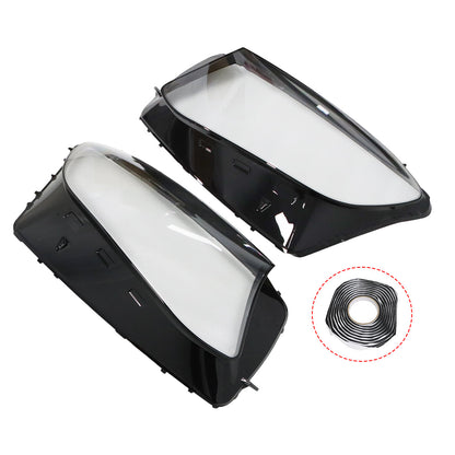 Front Headlamp Lens Cover for 2016-2019 Mercedes Benz W253 GLC300 GLC43 AMG